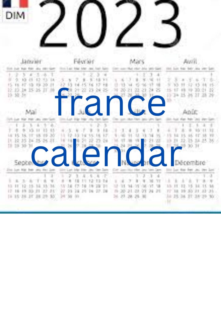 france calendar